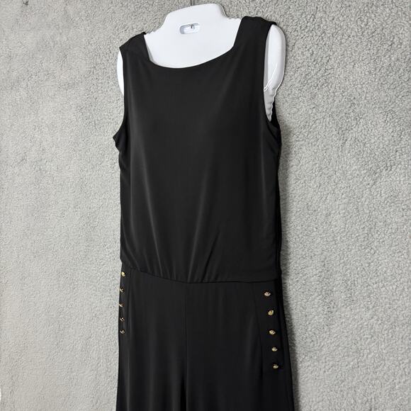 Lauren Ralph Lauren Womens Small Jumpsuit Wide Leg Minimalist Capsule Evening - Picture 3 of 16
